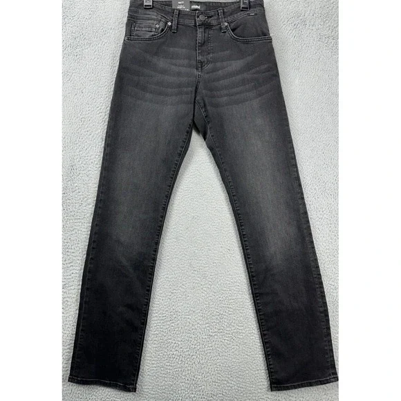 Mavi Jeans Mens 29X34 Matt Grey Distressed Relaxed Straight‎ 5 Pocket Denim NEW